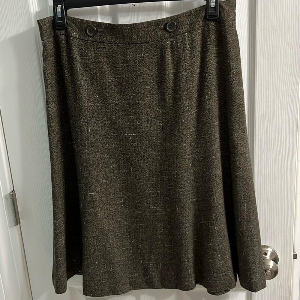 LOFT lined wool blend skirt excellent condition